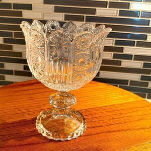 Godinger pinwheel Footed Candy Dish/Goblet beautiful item vintage